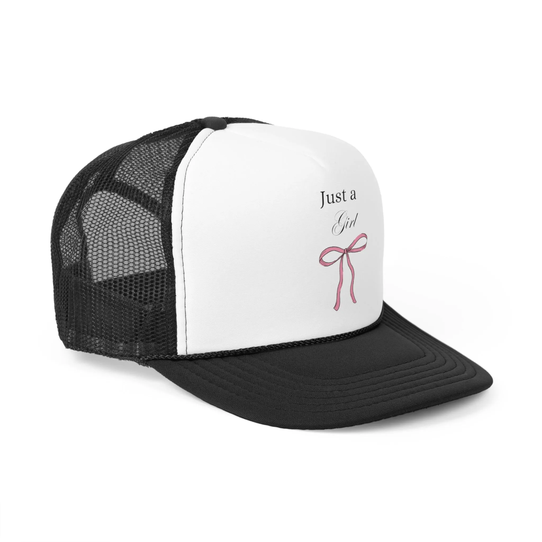 Just a Girl Trucker Cap - Cute & Stylish Hat for Everyday Wear