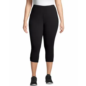 Just My Size Women's Plus-Size Stretch Jersey Capri Legging