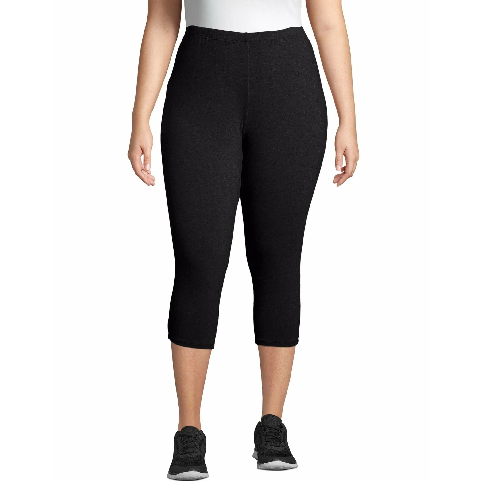Just My Size Women's Plus-Size Stretch Jersey Capri Legging