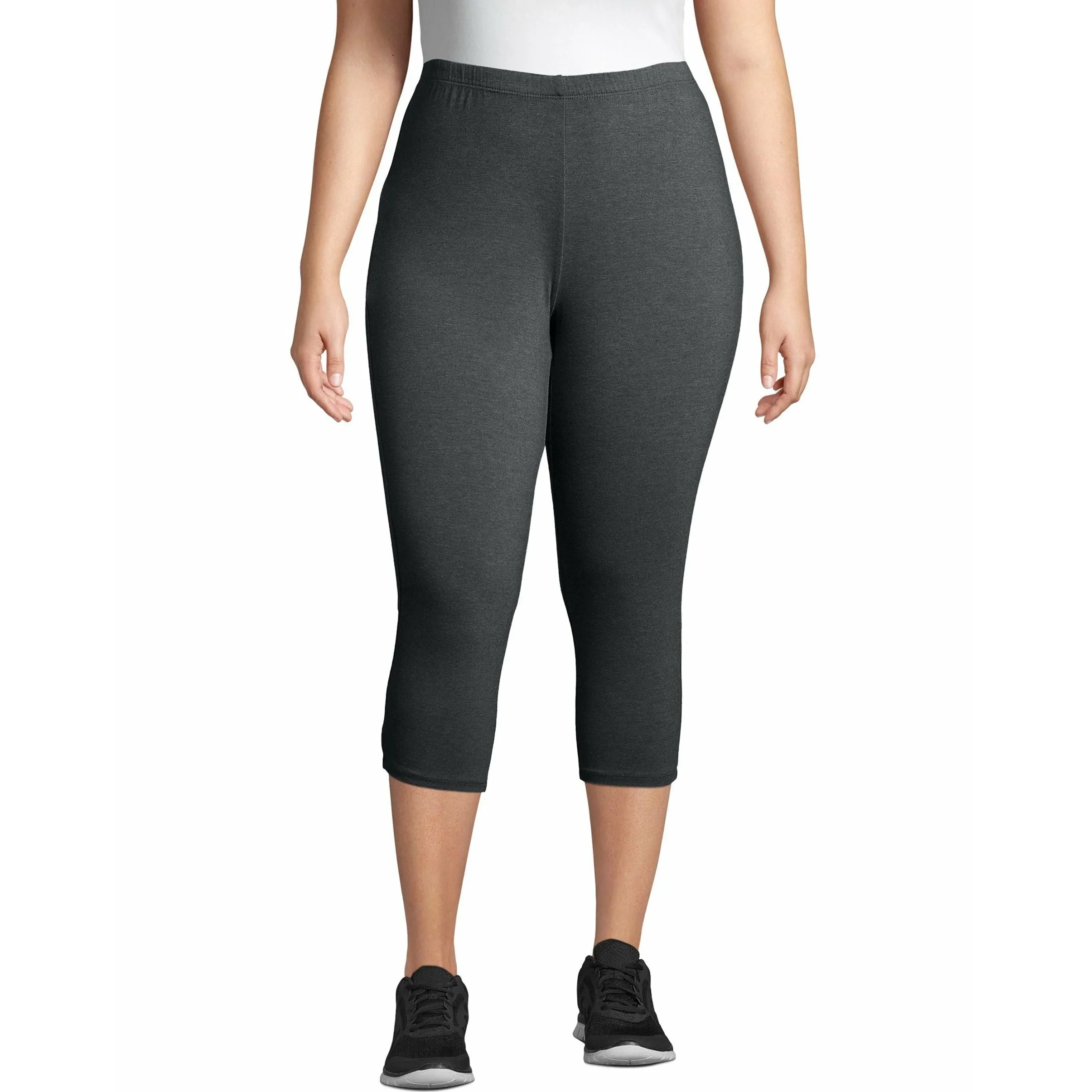 Just My Size Women's Plus-Size Stretch Jersey Capri Legging