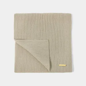 Katie Loxton Light Sand Knitted Scarf