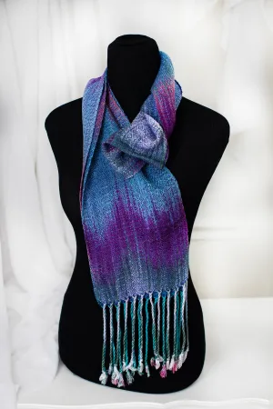 Kereru Skinny Scarf- Amythest Throated Sunangel