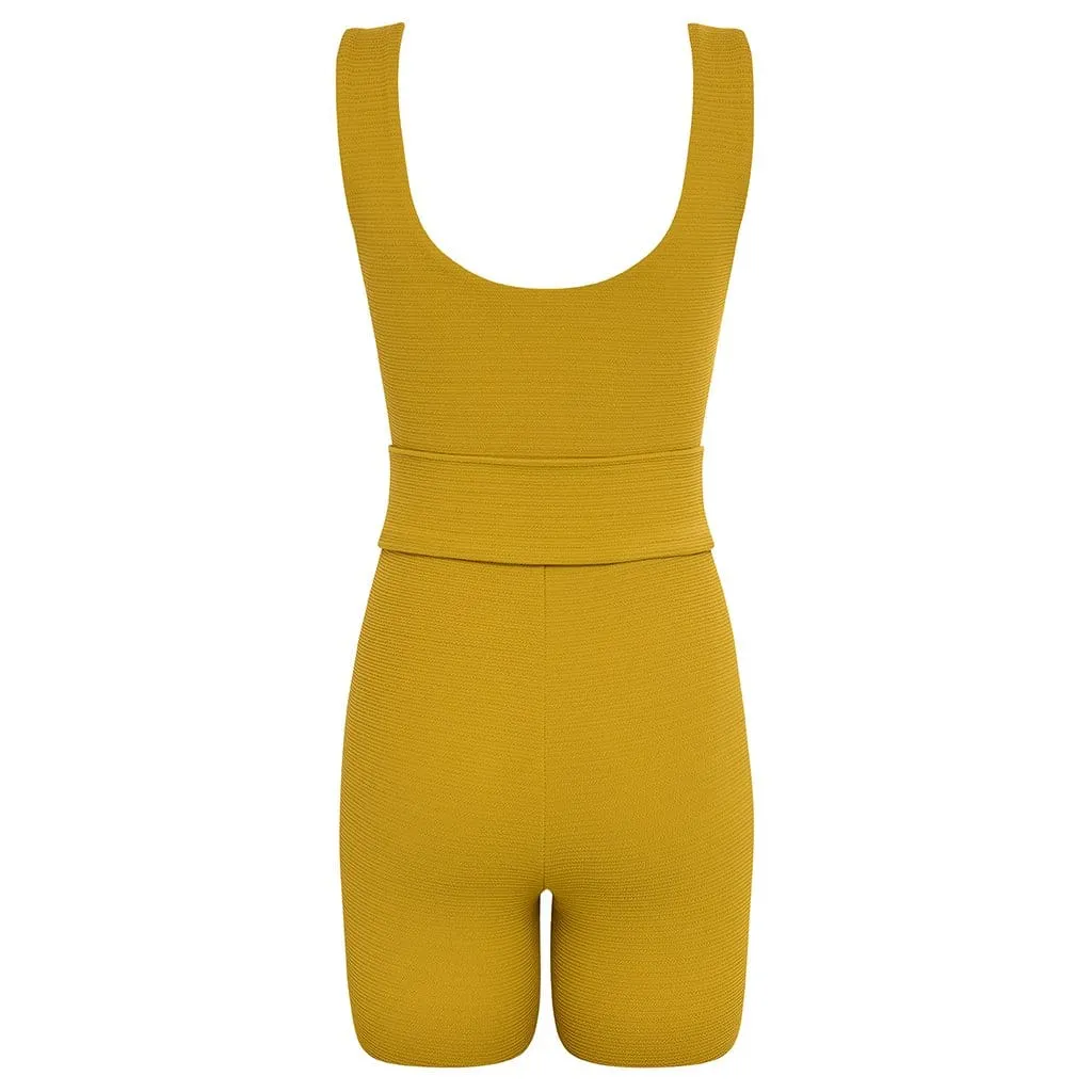 Key Lime Micro Scrunch Kim Onesie