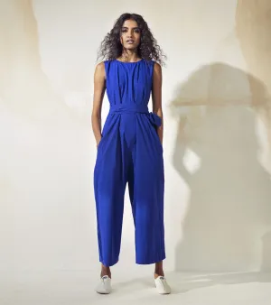 Khara Kapas  I  New York Bluish Blue Jumpsuit