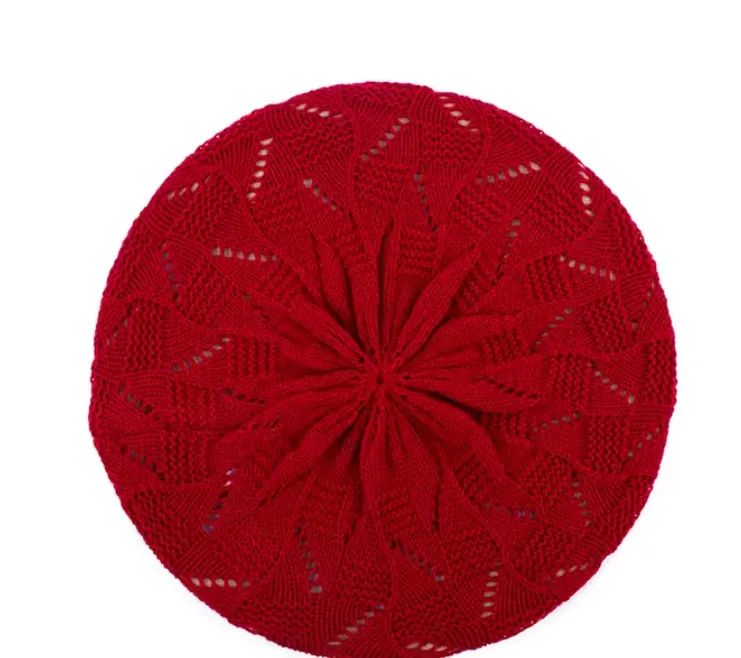 Knit Beret Hat - French Artist Style