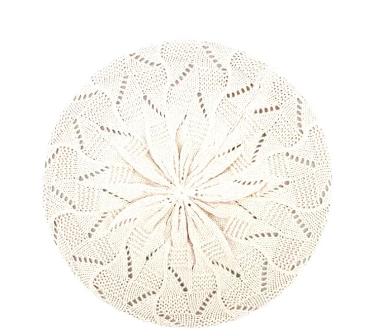 Knit Beret Hat - French Artist Style