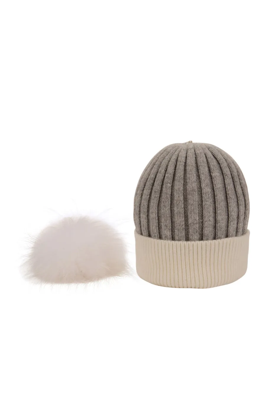 Knit Pom Pom Hat