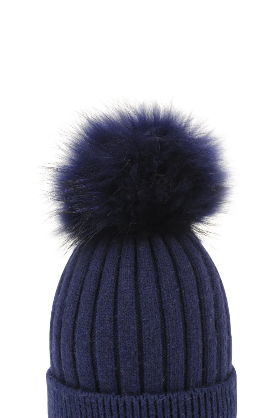 Knit Pom Pom Hat