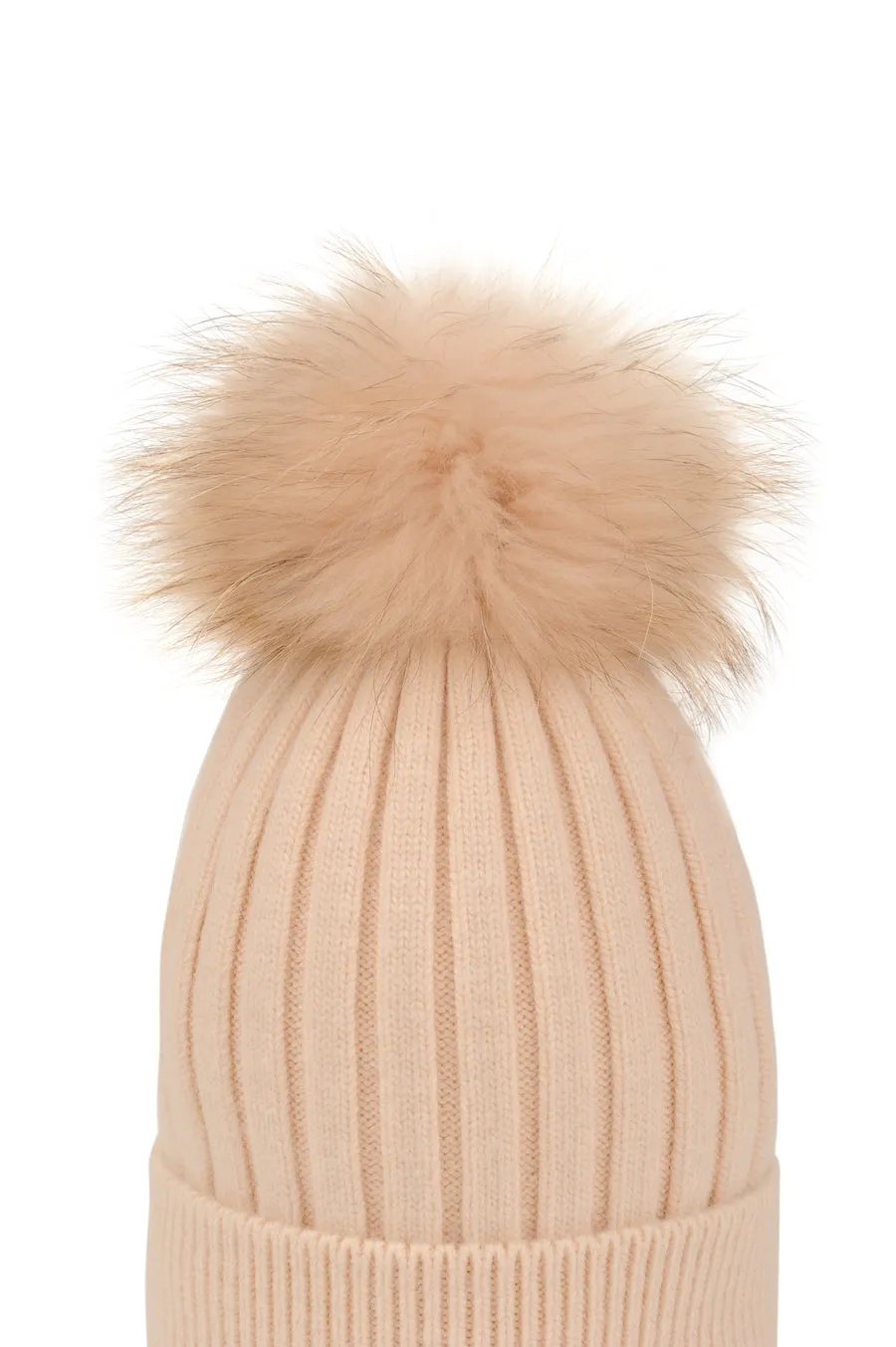 Knit Pom Pom Hat