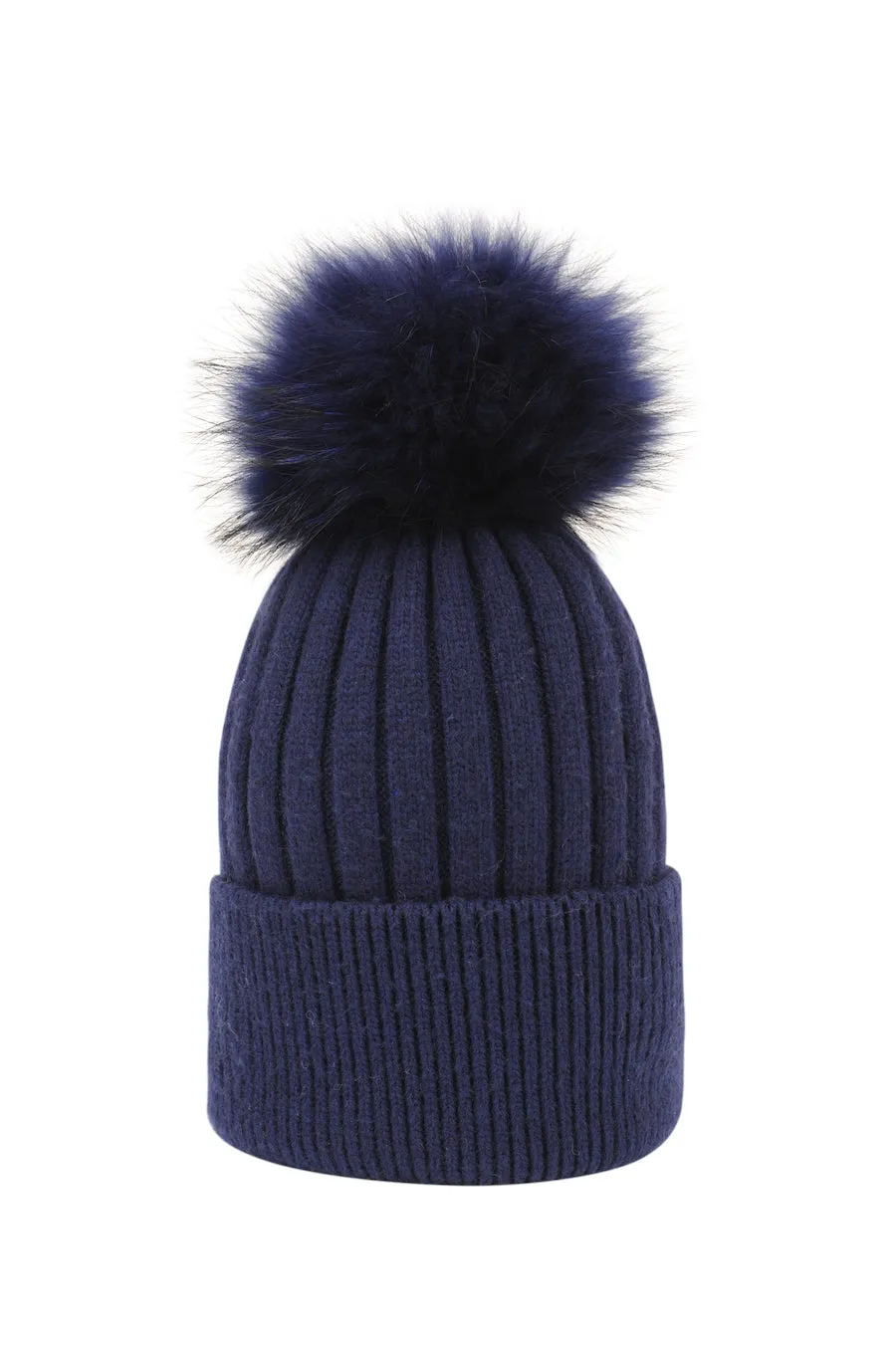 Knit Pom Pom Hat