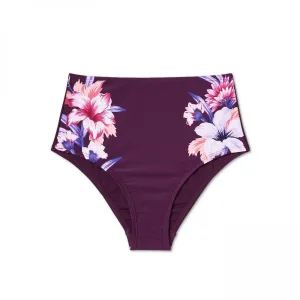 Kona Sol Women's High Waist Medium Coverage Bikini Bottom