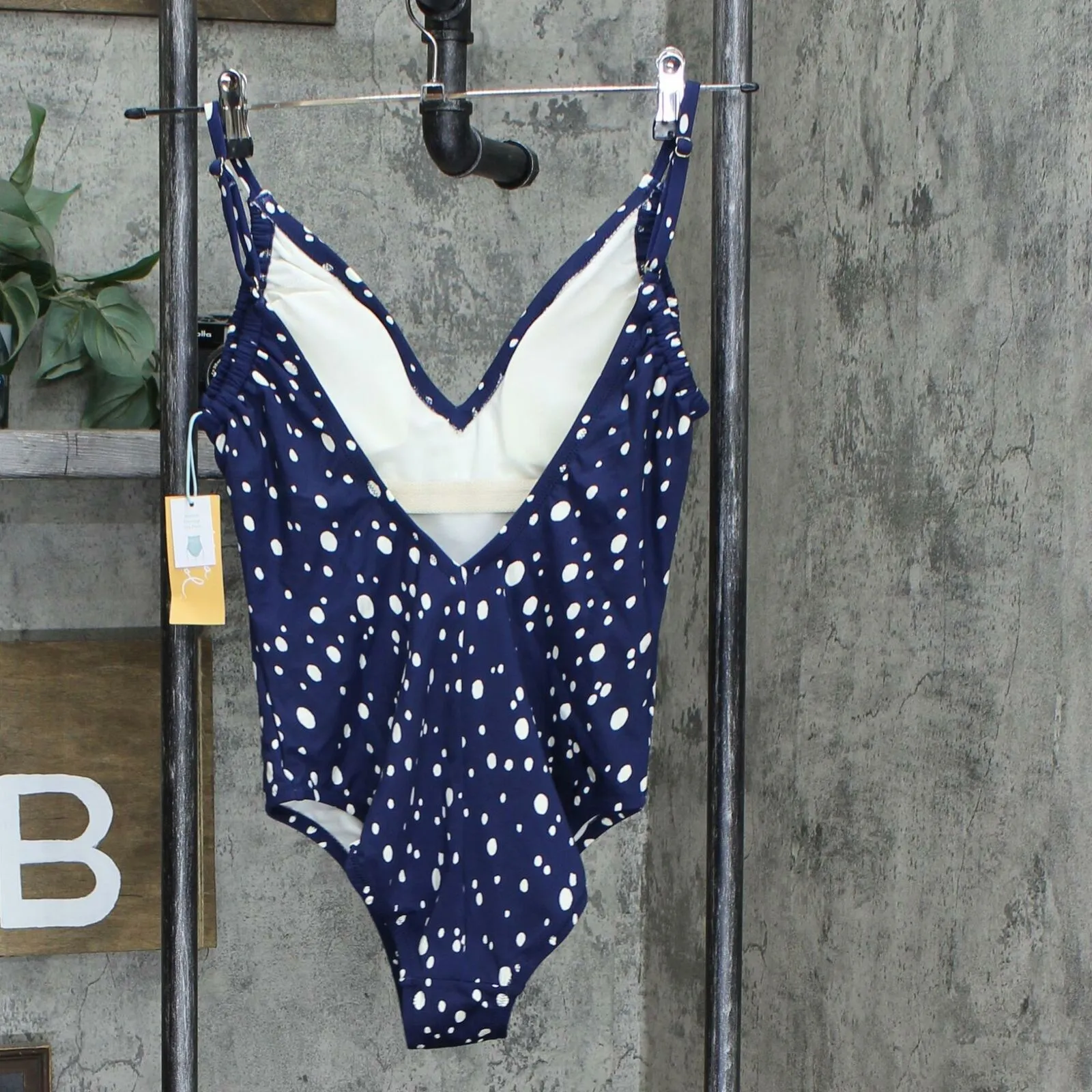Kona Sol Women's Polka Dot One Piece Swimsuit
