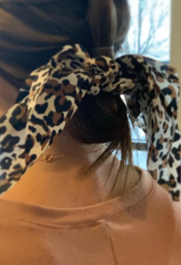 Leopard Hair Scarf