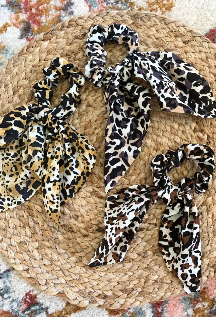 Leopard Hair Scarf