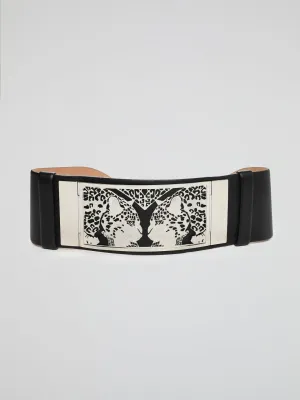 Logo Leather Belt