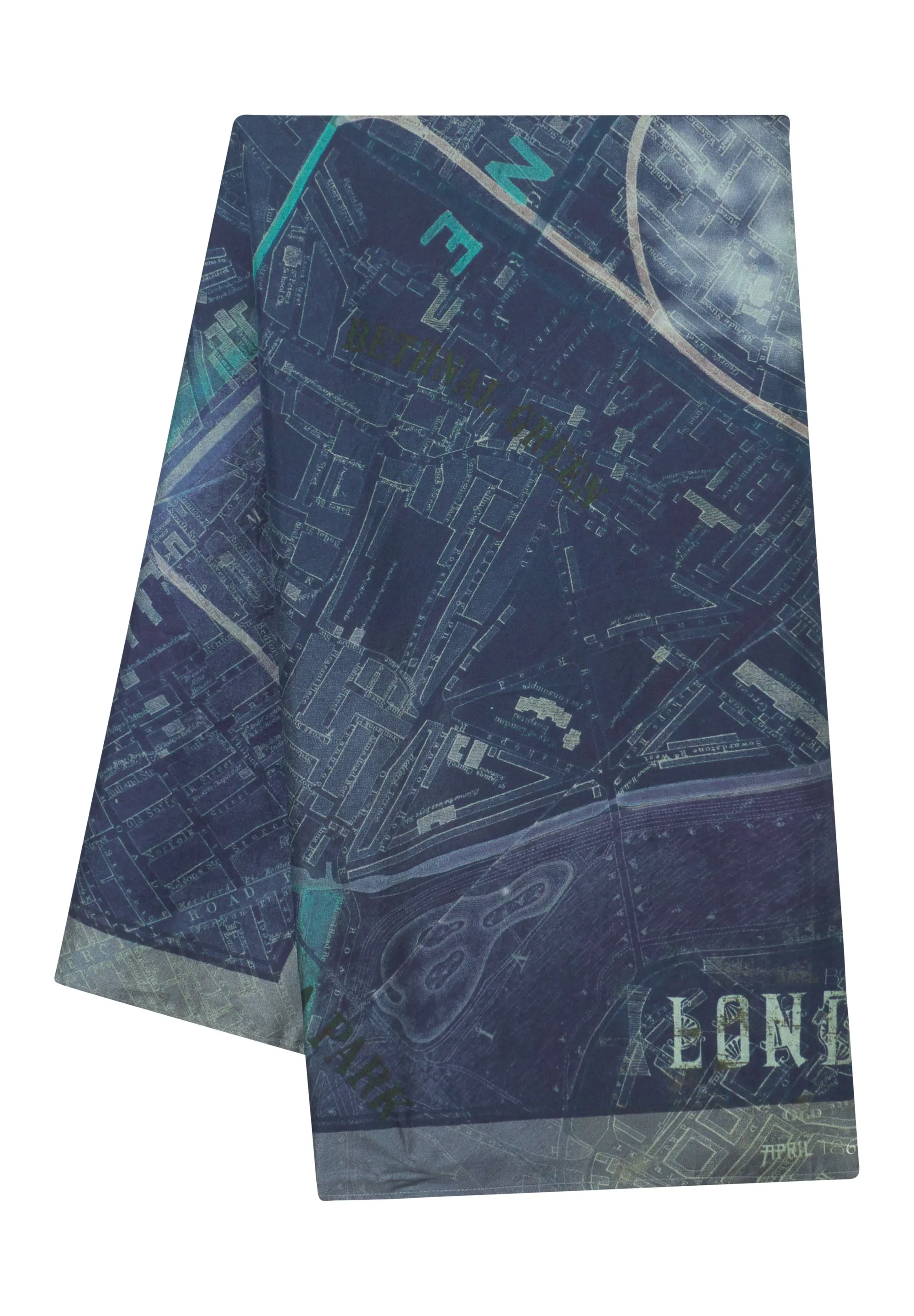 LondonBy Night Silk Printed Scarf