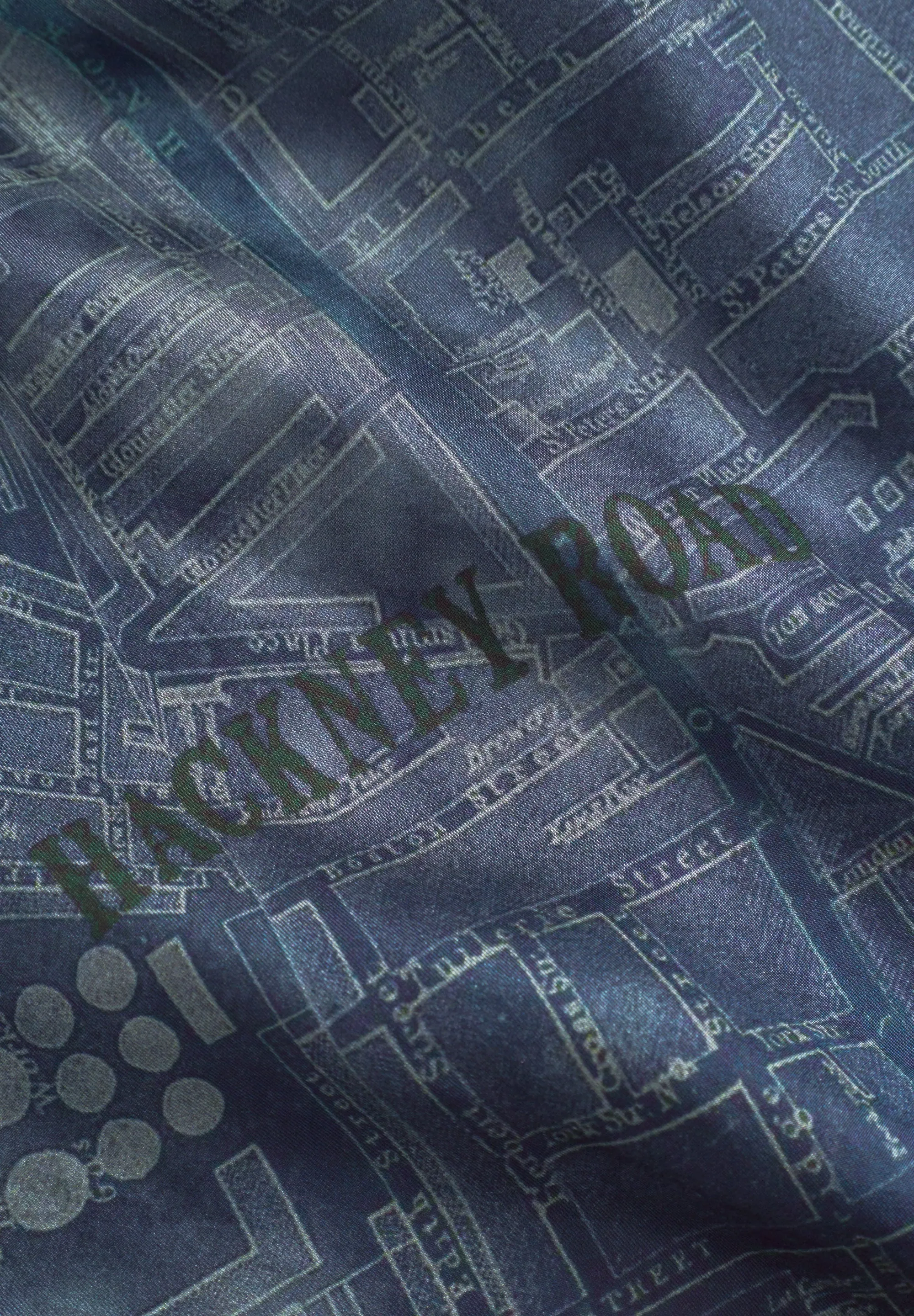LondonBy Night Silk Printed Scarf