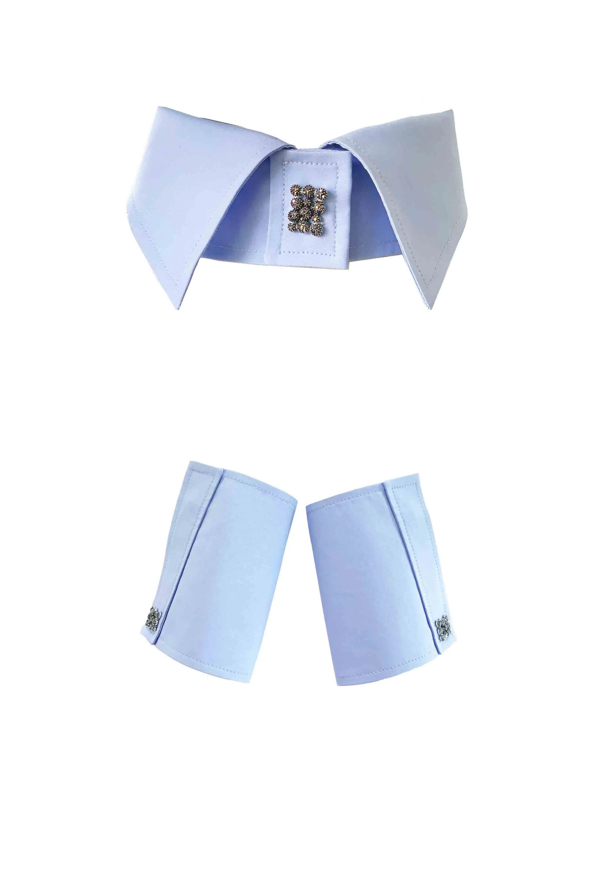 Louise Bleu Cuffs