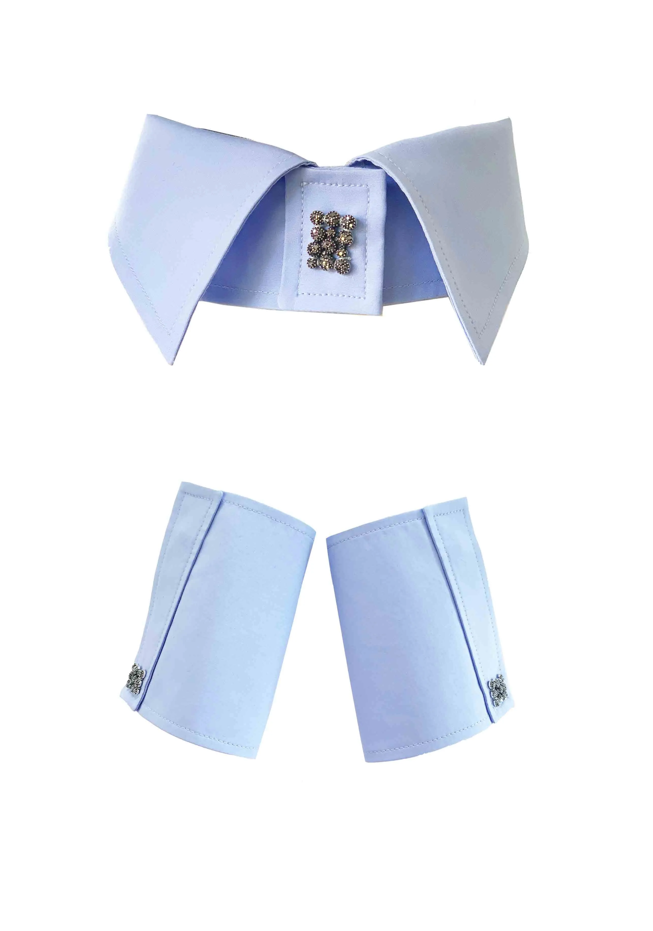 Louise Bleu Cuffs