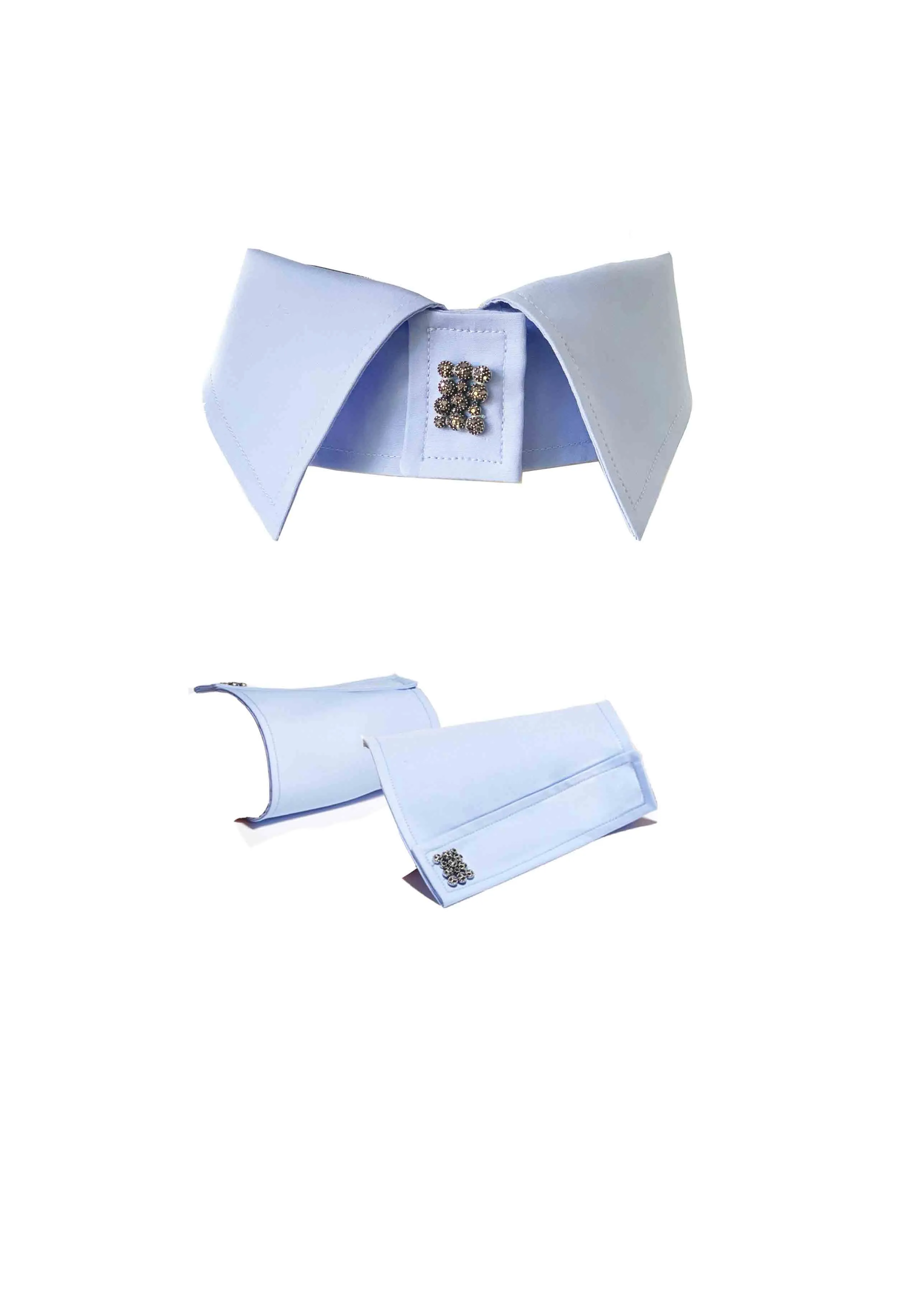 Louise Bleu Cuffs