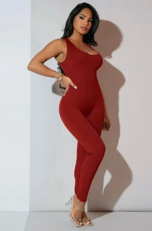 Lounge Around Ribbed Body Snatching Jumpsuit