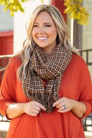 Love Never Ends Scarf, Brown