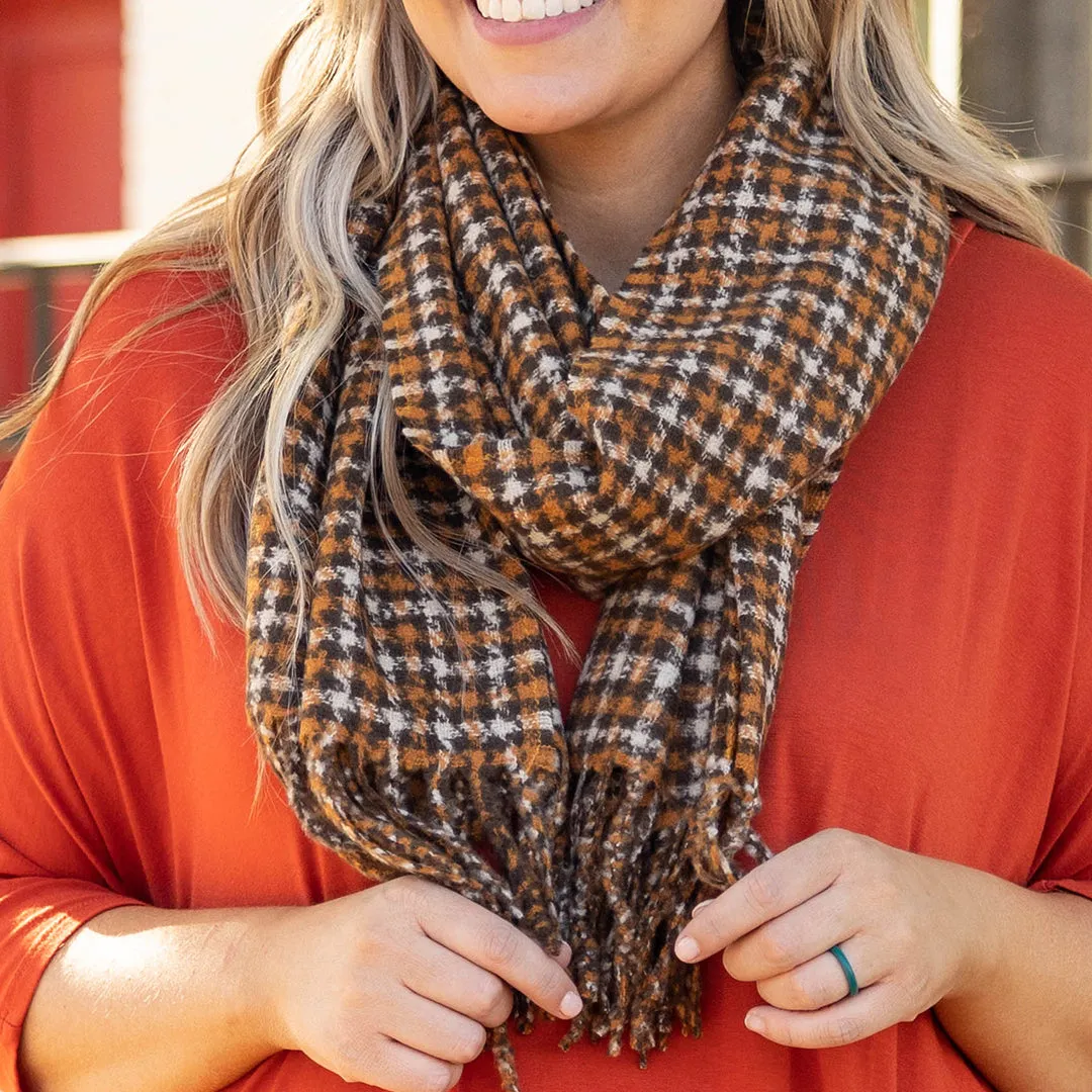 Love Never Ends Scarf, Brown