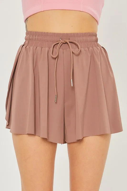 Love Tree Activewear Two In One Drawstring Shorts