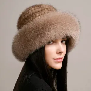 Lucy Mink Fur Bucket Hat