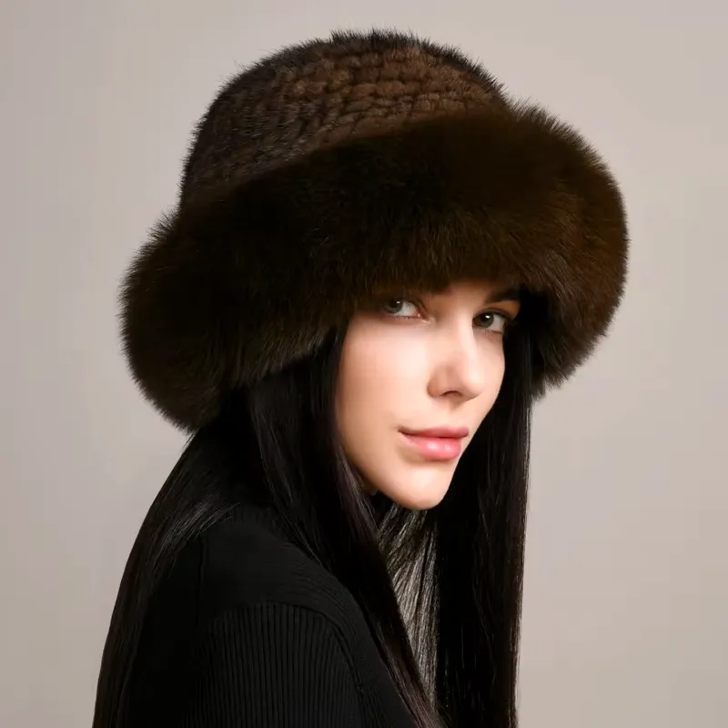 Lucy Mink Fur Bucket Hat