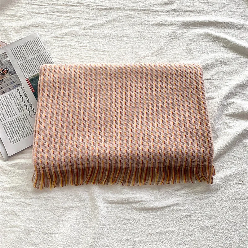 Luxe Winter Plaid Shawl