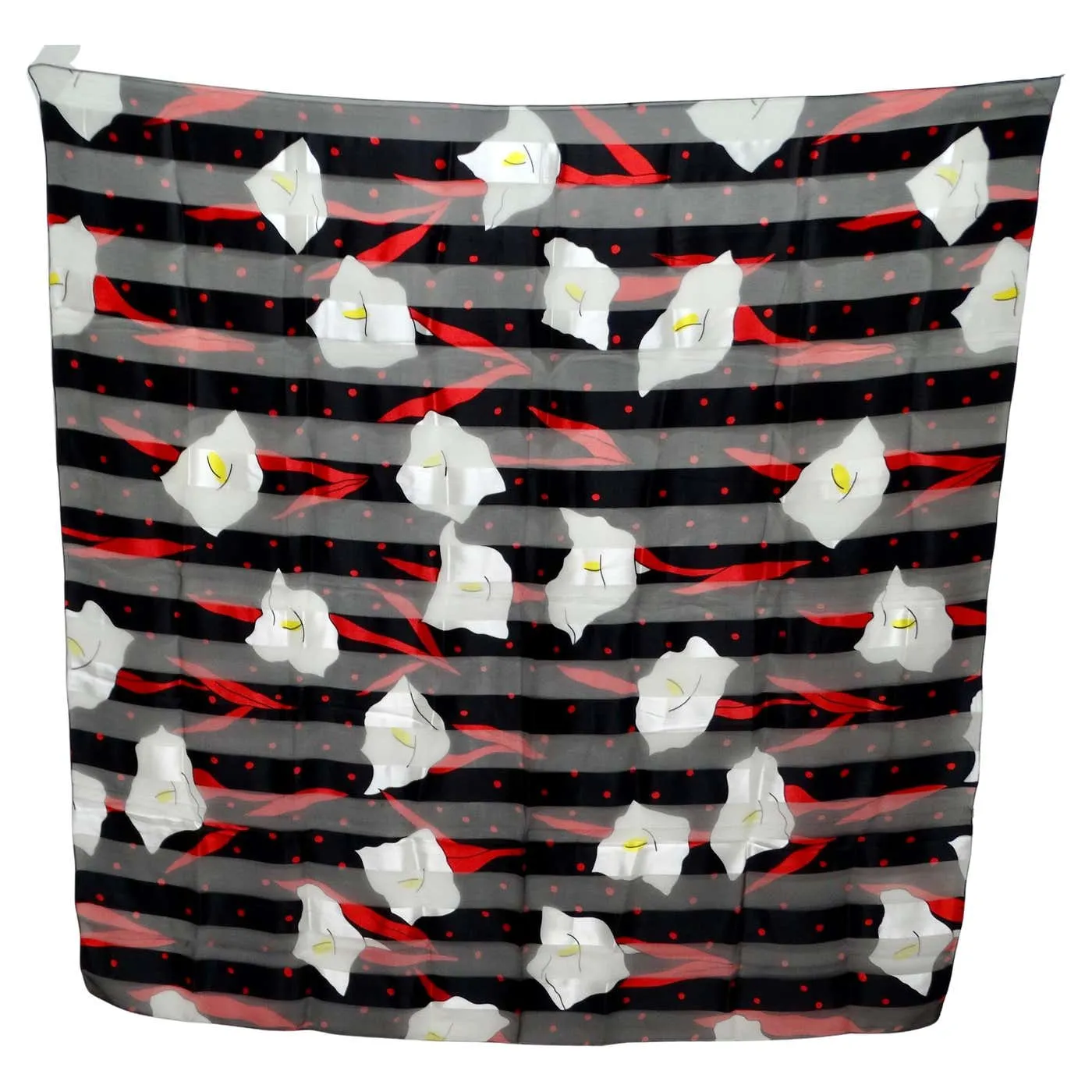 Made For Liberty 1990s Floral Silk Scarf
