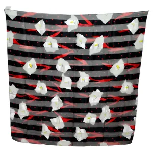Made For Liberty 1990s Floral Silk Scarf