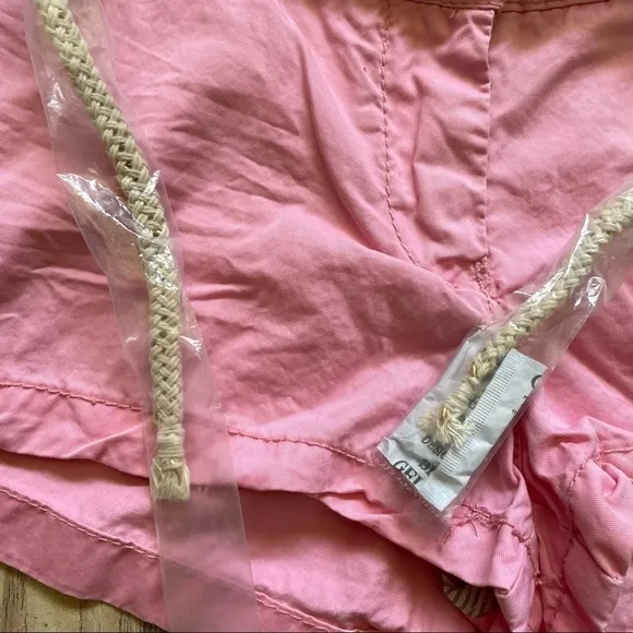 Madison Scotch of Scotch &amp; Soda Pink Low Rise Mini Shorts w/Rope Belt NWT Sz.27