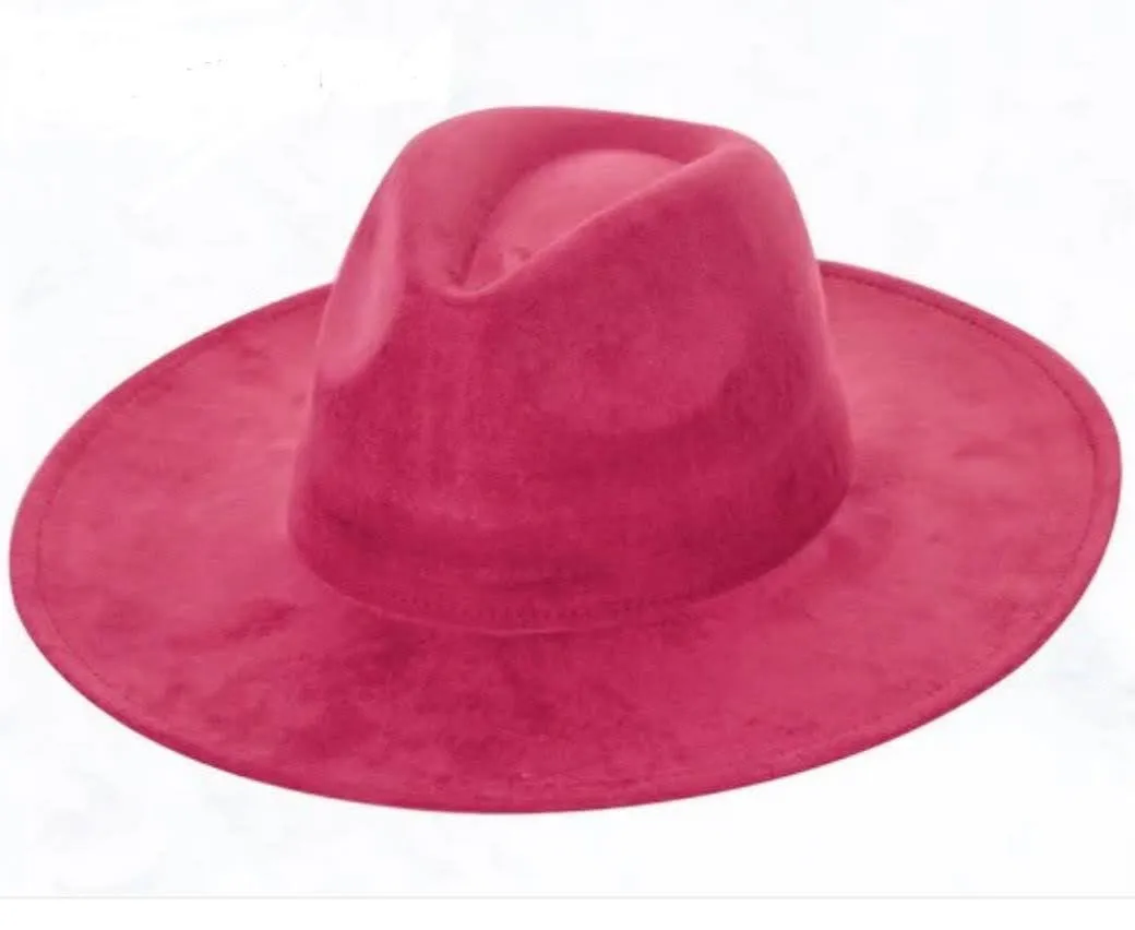 Magenta Navajo Western Leather Band w/ Choice of Boho Hat 985c