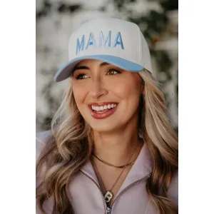 Mama Light Blue Hat