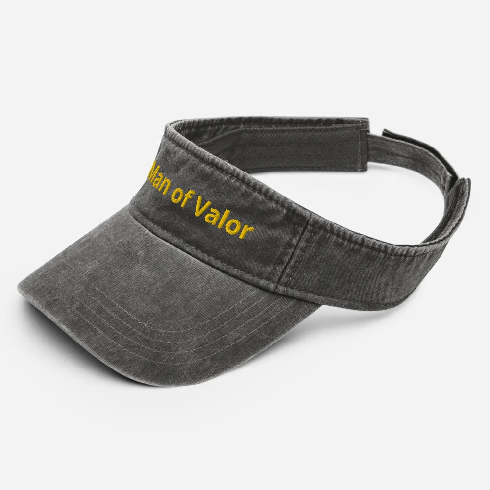 Man of Valor Denim visor