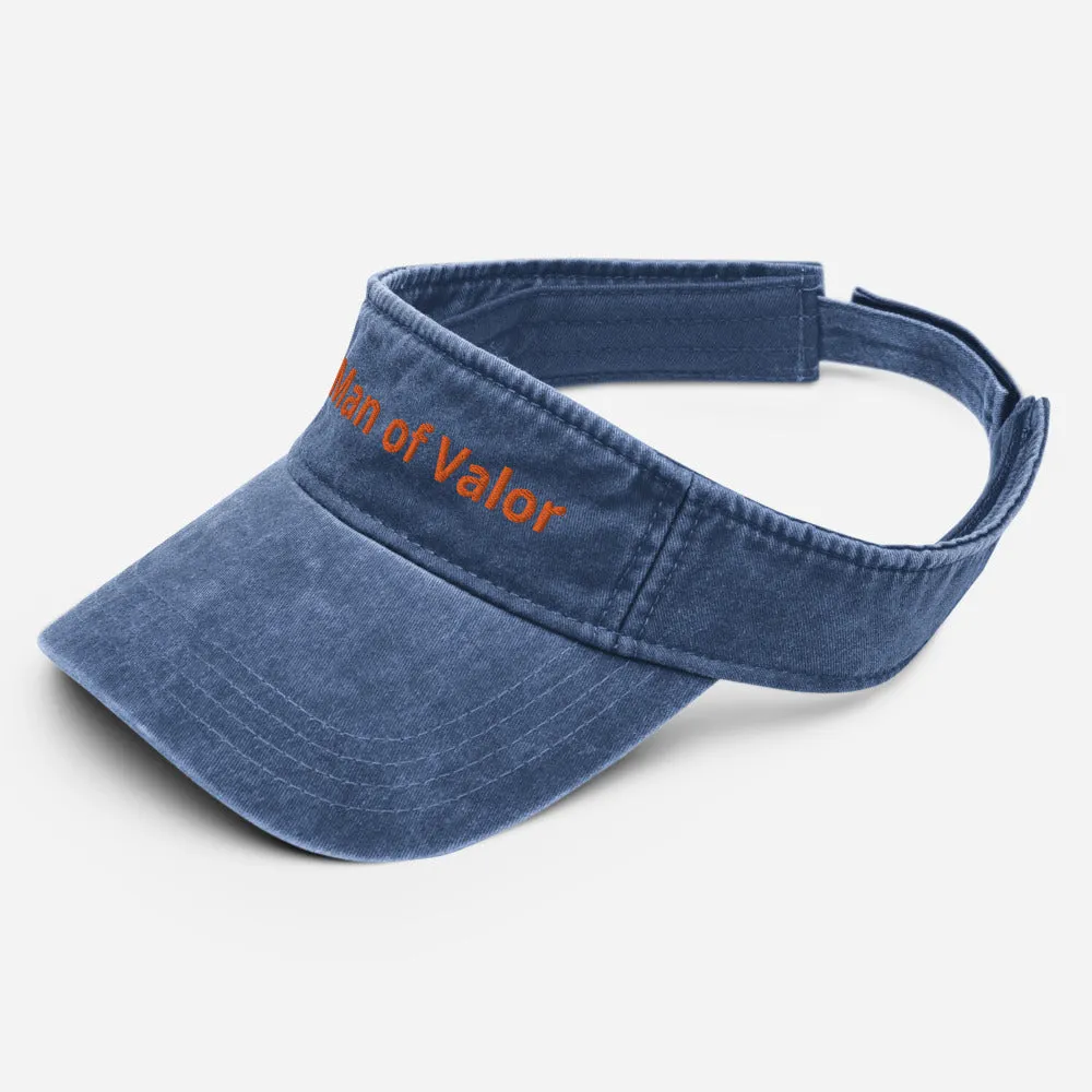Man of Valor Denim visor