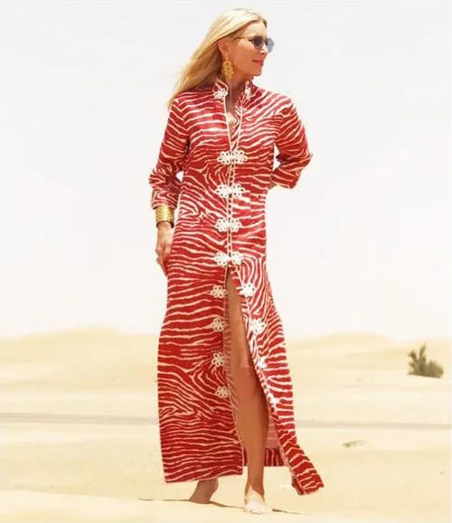 Marella Hostess Caftan in Le Zebre