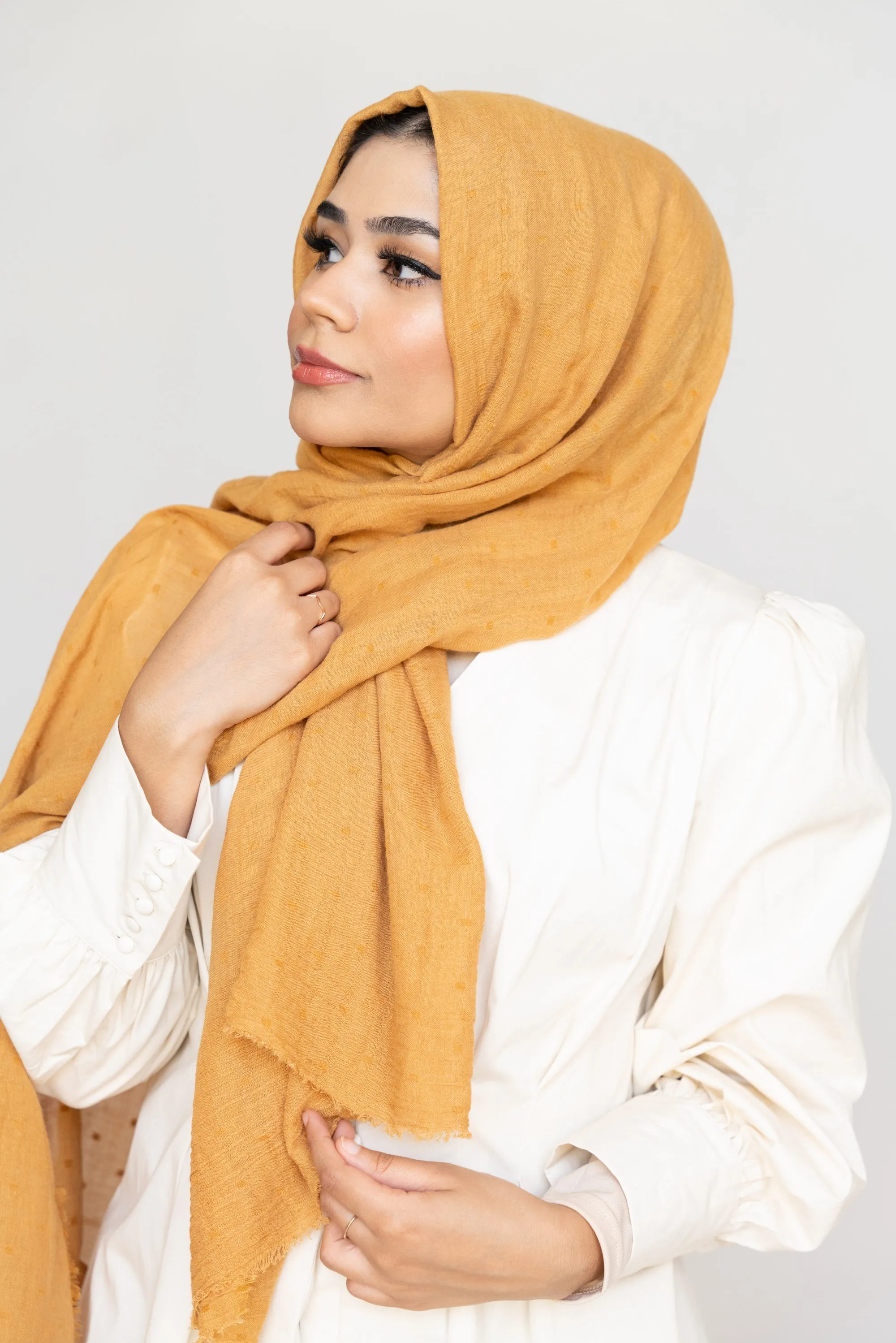 MARIGOLD Embossed Woven Viscose
