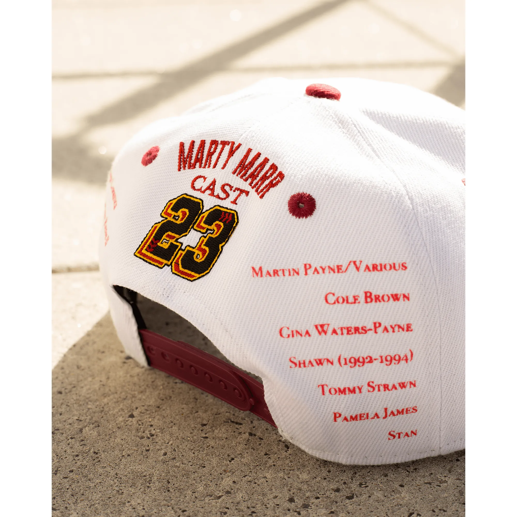 MARTIN CAST WHITE SNAPBACK