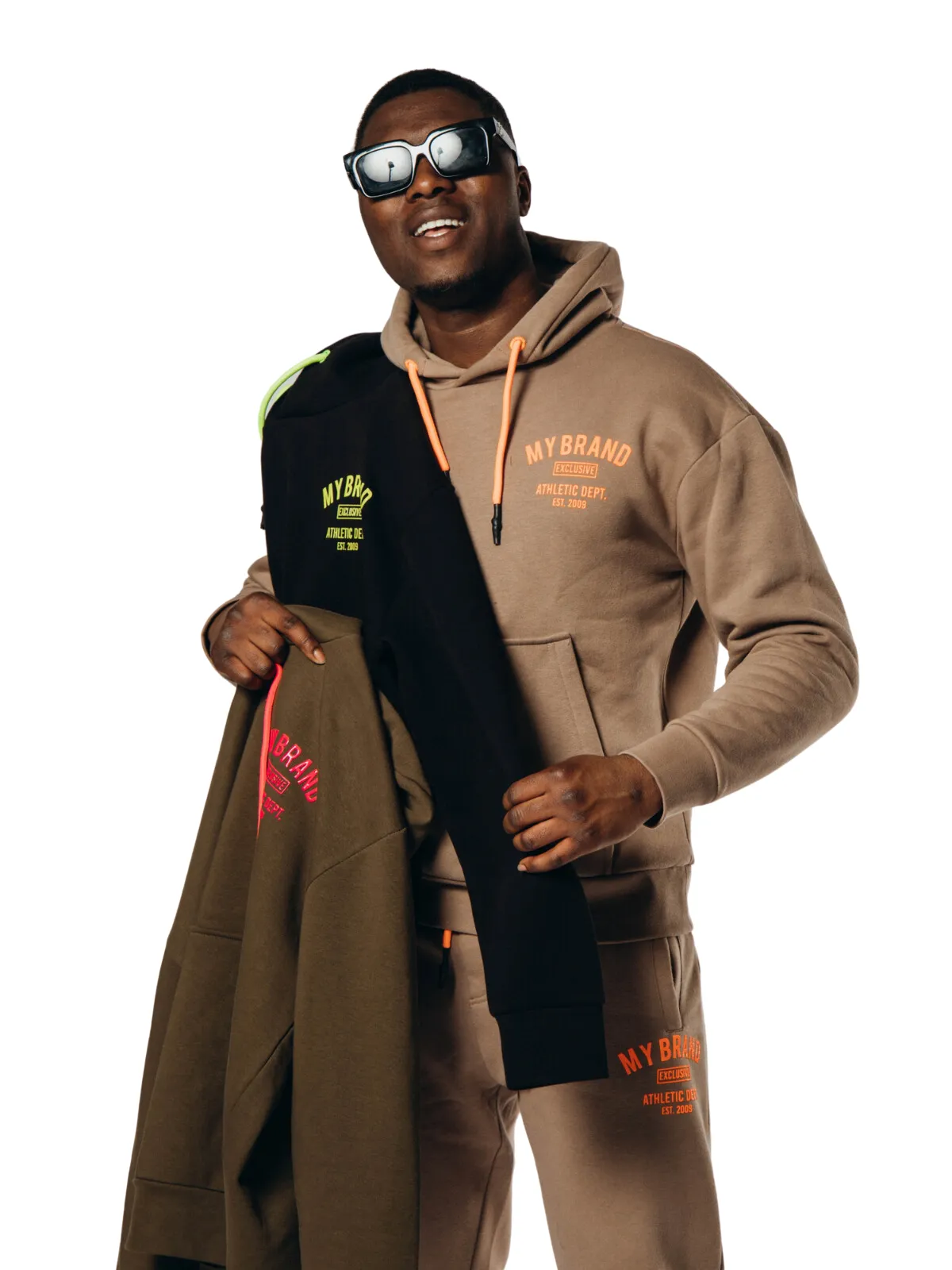 Mb Varsity Joggingsuit | CAMEL
