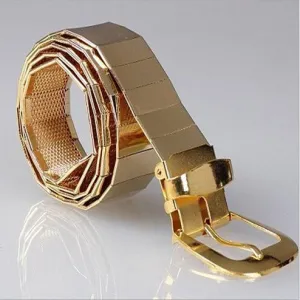 Men's All Metal Alloy Fashion Belt