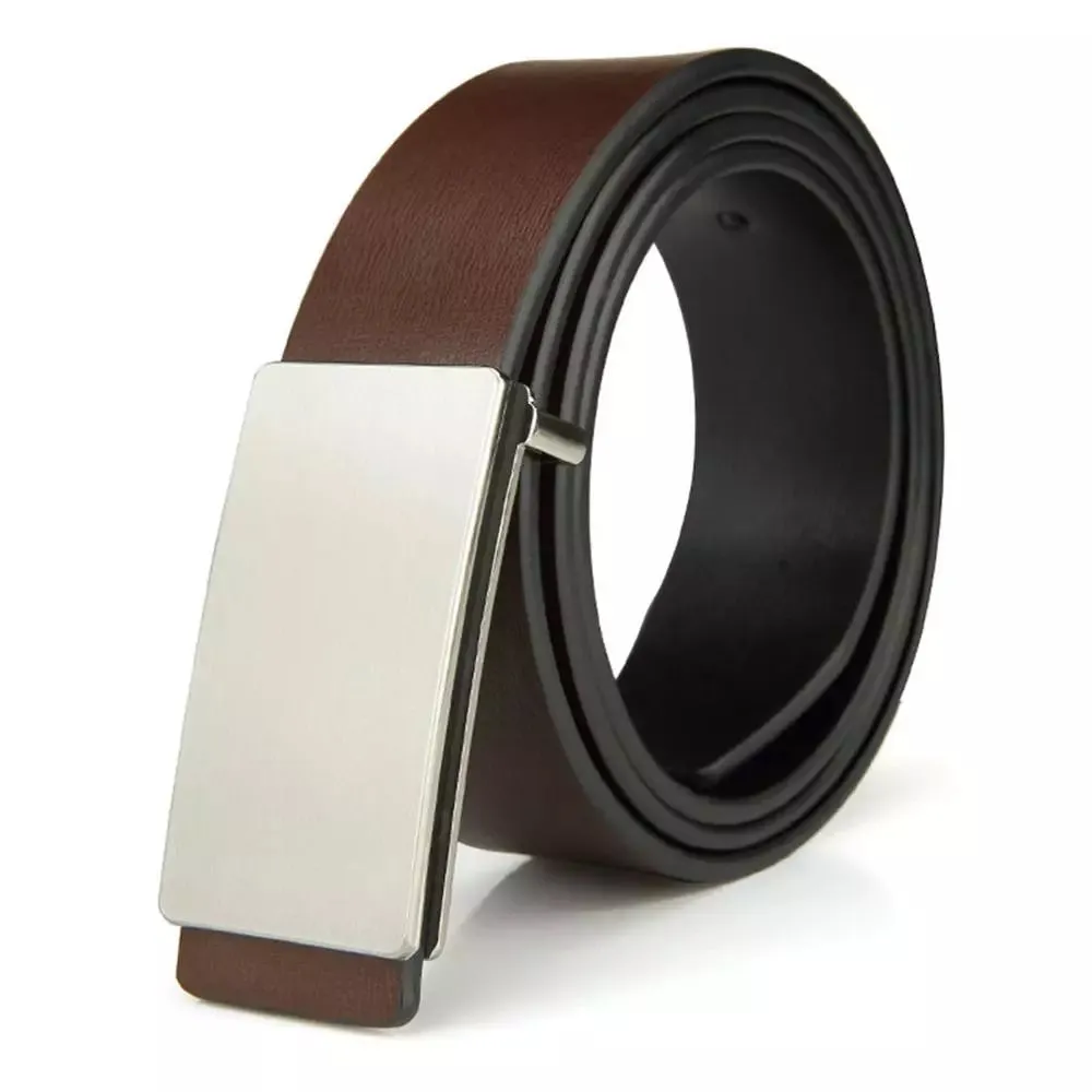 Men's Genuine Leather Black Belt