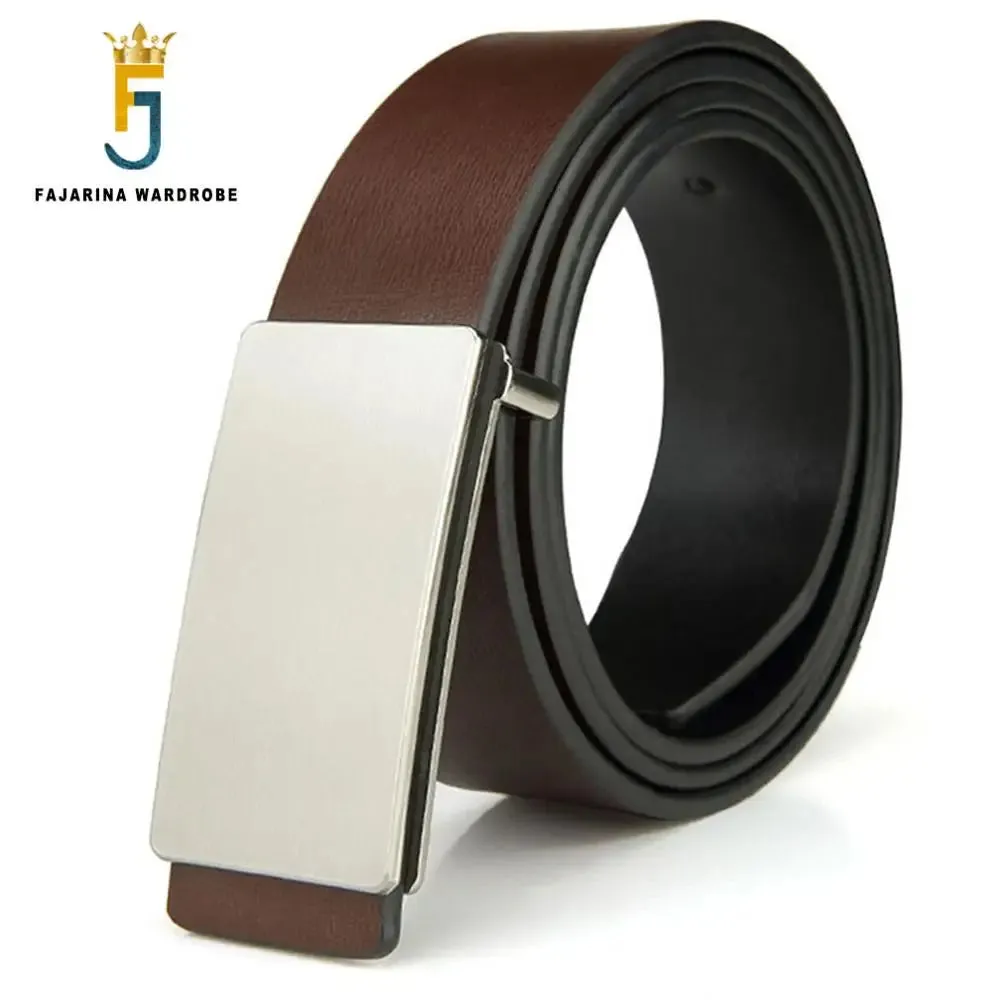 Men's Genuine Leather Black Belt