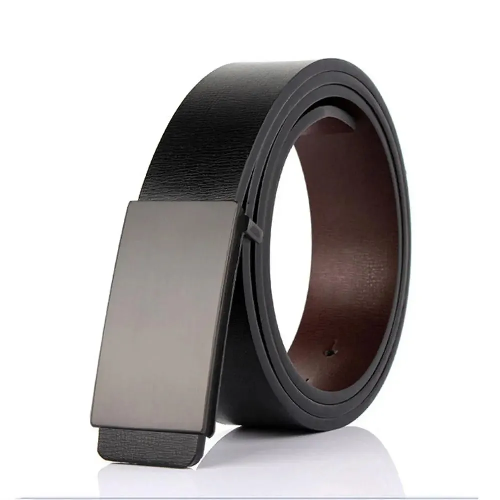 Men's Genuine Leather Black Belt