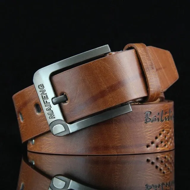 Men's rivet belt in a trendy retro style