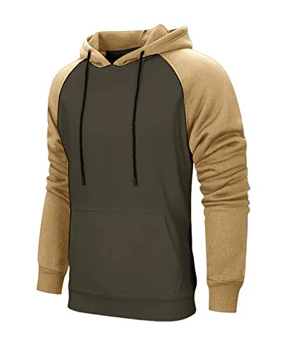 Mens Sweatsuits 2 Piece Tracksuit Sport Wear Outfits Set Athletic Jogging Suit, Hoodie Sweatshirt  Jogger Sweatpants Green