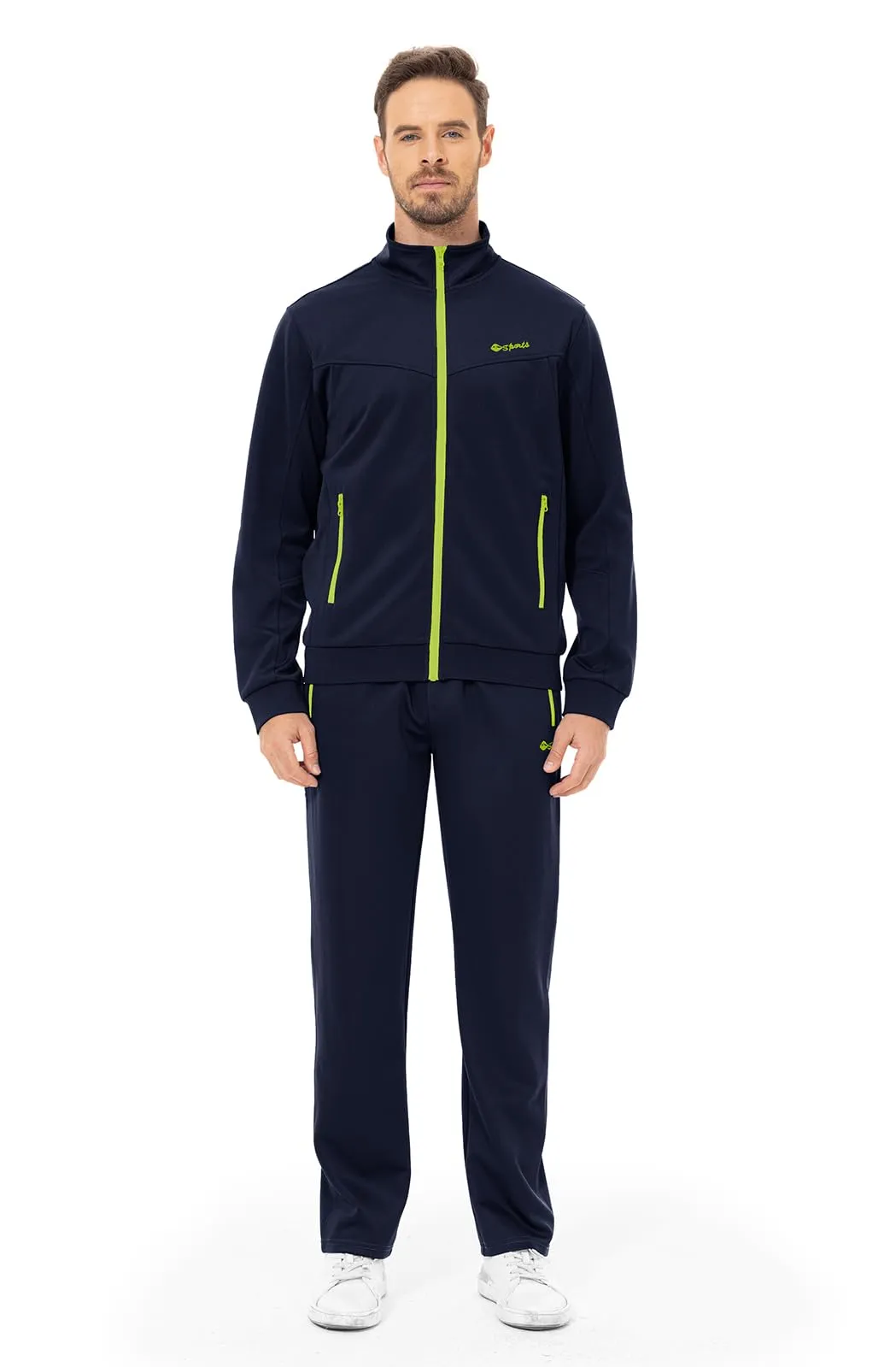 Men's Tracksuits Outfits Set 2 Piece Jogging Suits Warm Up Sweatsuits Sweat Track Suits Sets