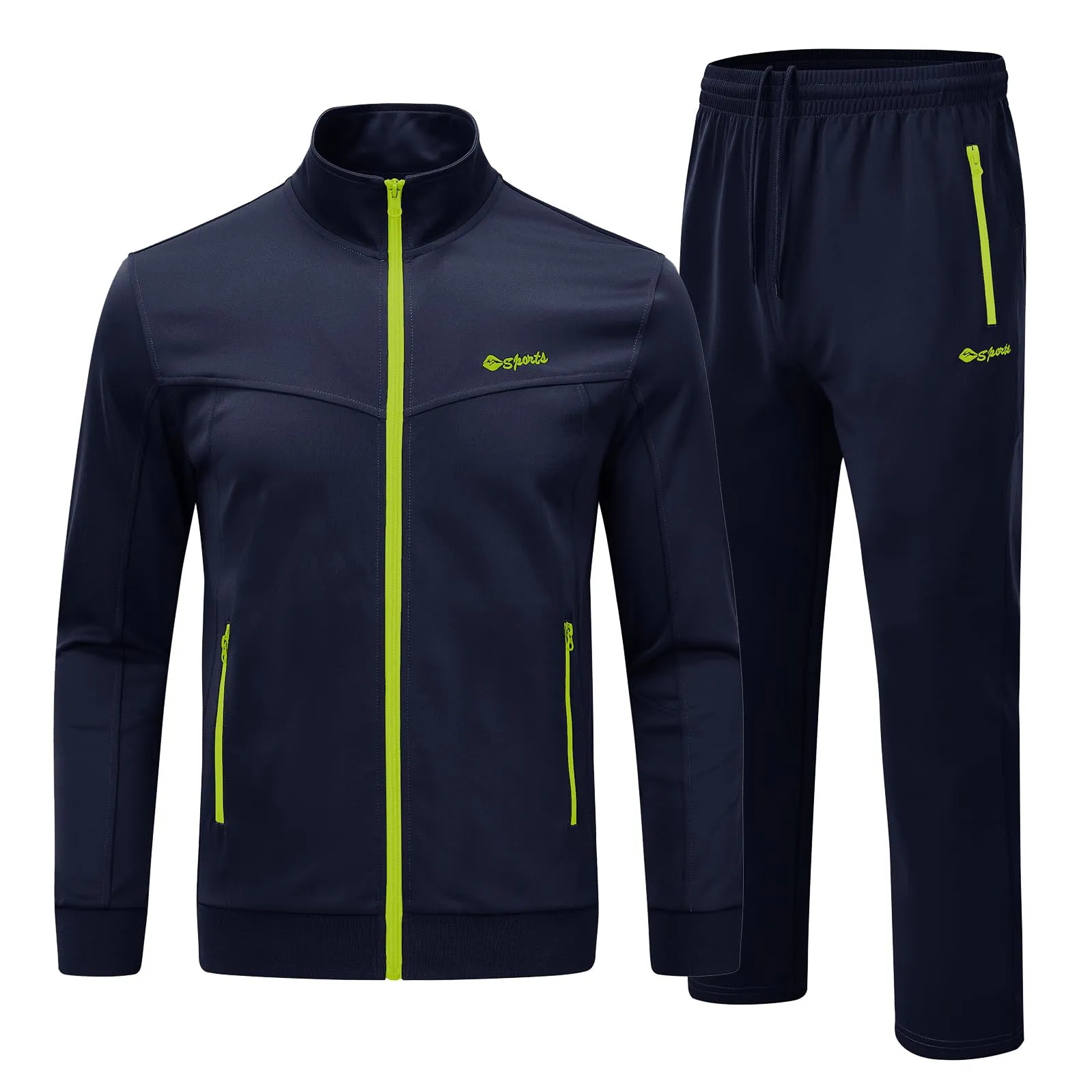 Men's Tracksuits Outfits Set 2 Piece Jogging Suits Warm Up Sweatsuits Sweat Track Suits Sets
